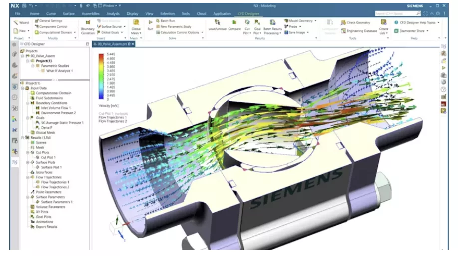 Flow and thermal CFD simulations